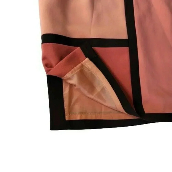 Studio G color block size 6 midi skirt Knee Length - Picture 2 of 7